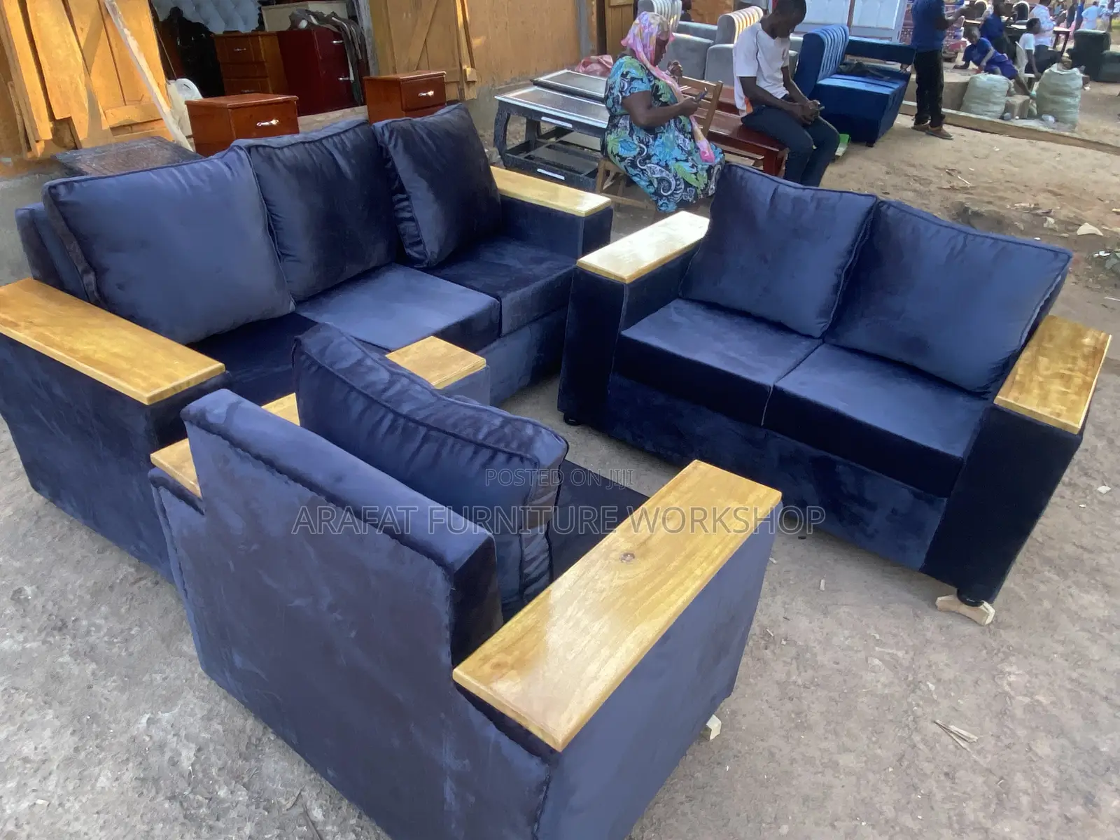 Modern Box Couch/ Simple Box Sofa Set/ Sofa