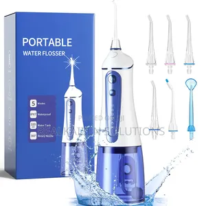 Cordless Water Pick Blue Water Irrigator Flosser With 5modes