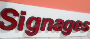 Lighting 3d Sign Post