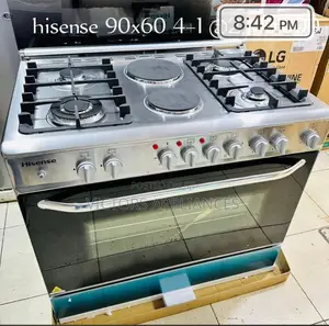 Hisense Cooker 4gas 2electric 90 by 60cm