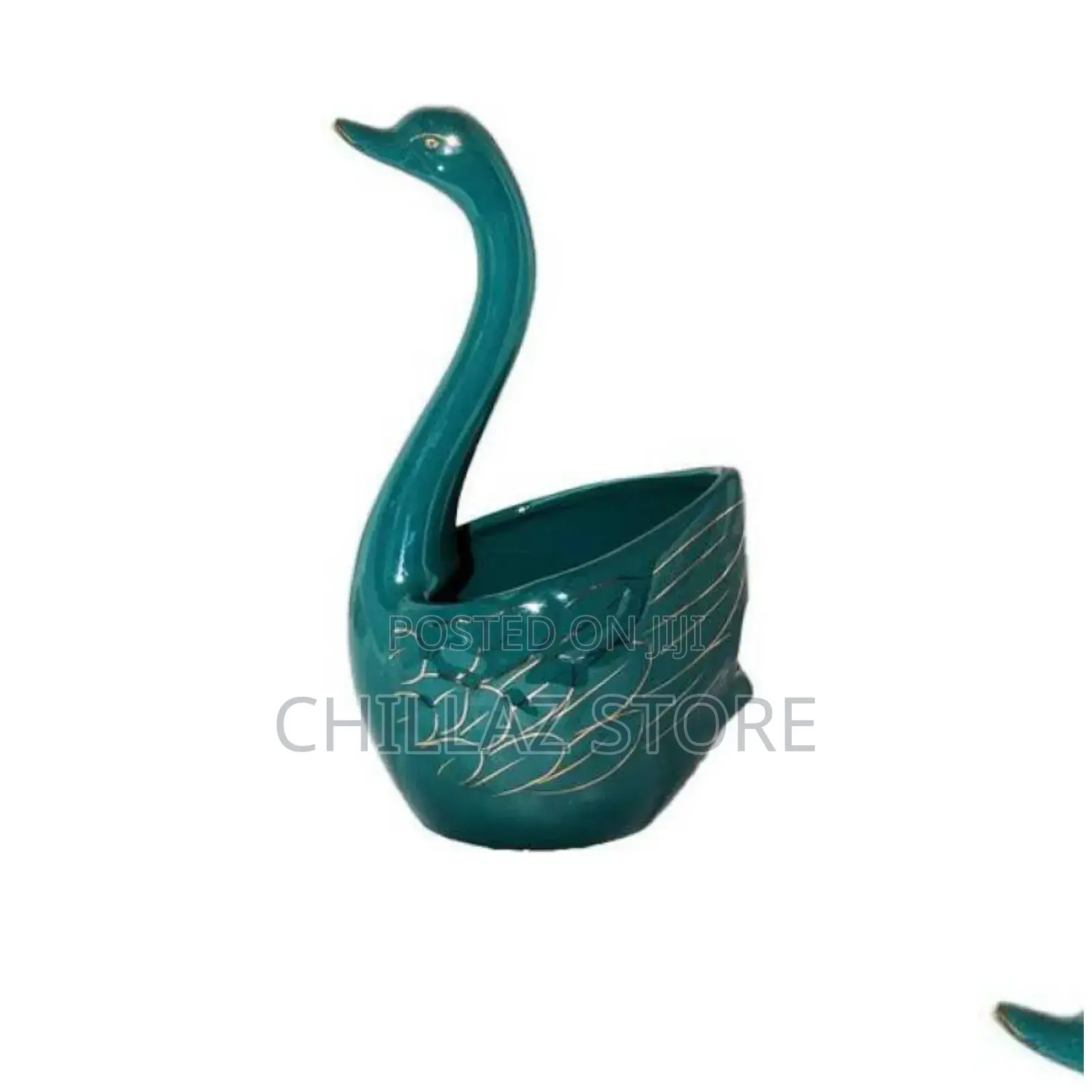 Ceramic Swan Fork and Spoon Rack.