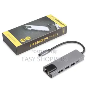 USB C to Gigabit Ethernet Rj45 Lan Adapter HDMI