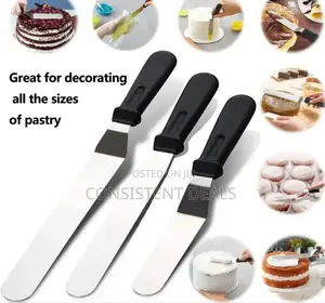 Cake Icing Spatula Smooth Filling Flat Scraper Angled Tool