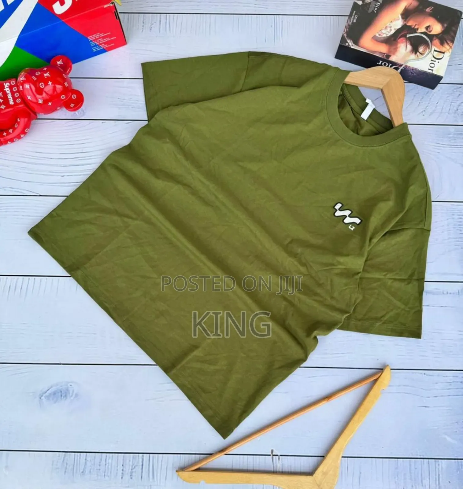 Mint Green Round Collar T-Shirt
