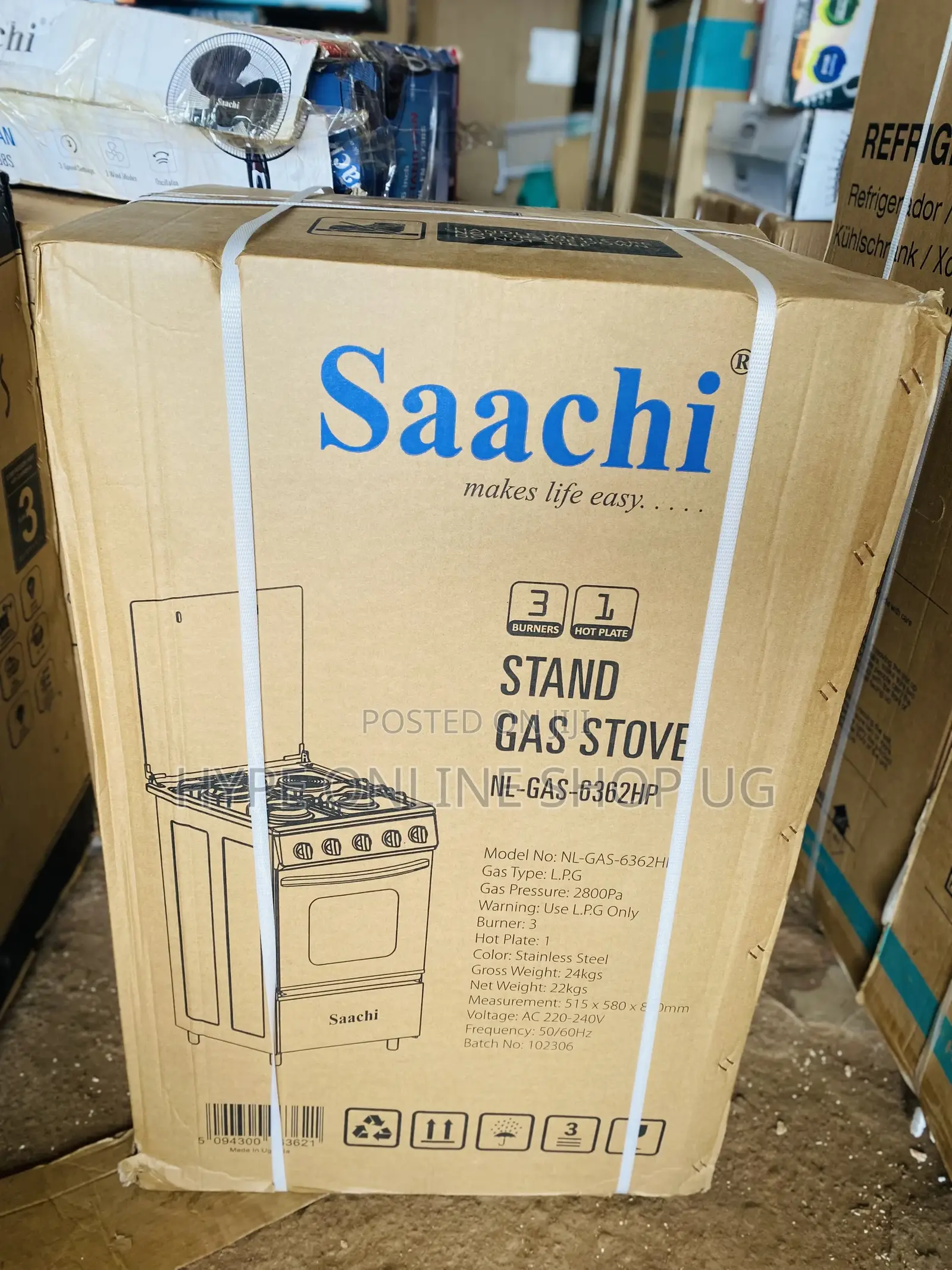 Saachi Full Gas Cooker