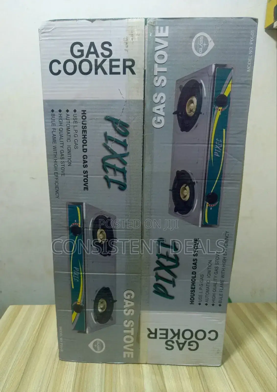 Pixel Double Burner Gas Cooker / Gas Stove