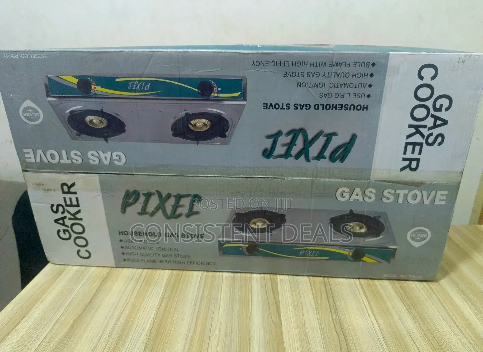 Pixel Double Burner Gas Cooker / Gas Stove