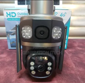 V380 4g Wifi Solar Camera - Dual Lens Security Camera