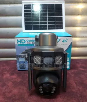 V380 4g Wifi Solar Camera - Dual Lens Security Camera