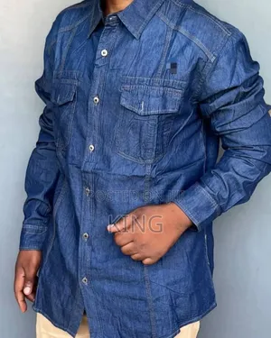 Fashionable Classic Jean Shirt