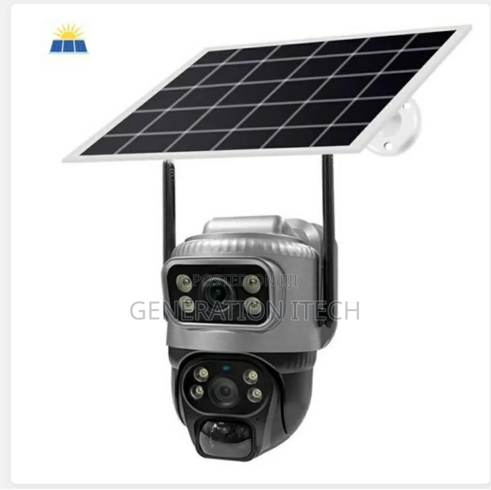 V380 4g Wifi Solar Camera - Dual Lens Security Camera