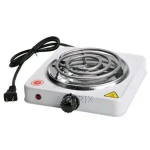 Single Electric Hot Plate - White, Black