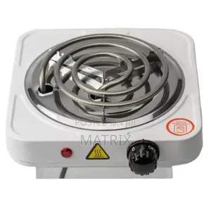 Single Electric Hot Plate - White, Black