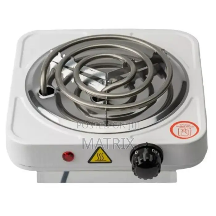 Single Electric Hot Plate - White, Black