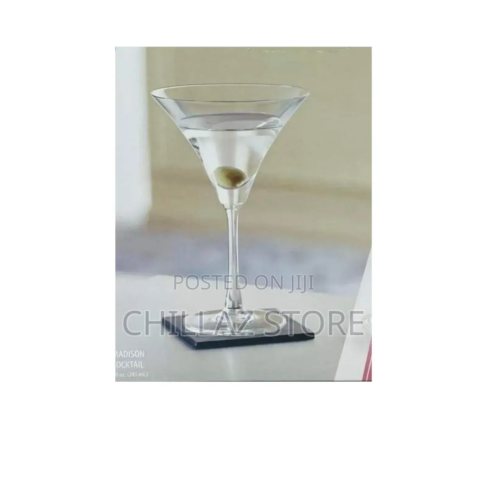 190ml Crystal Martini Glasses.
