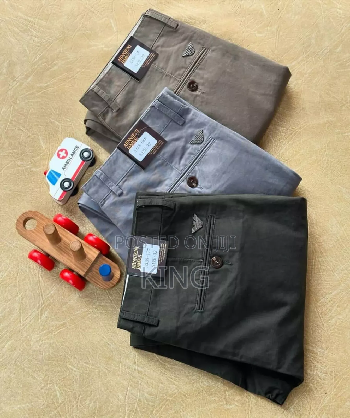 Fuzzy New Quality Kaki Pants/Trousers