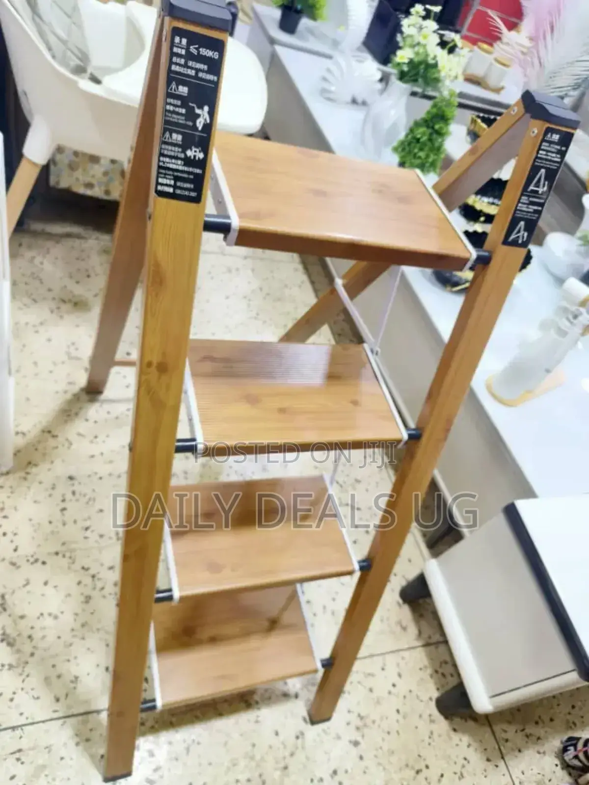 Waterproof Wooden Ladder