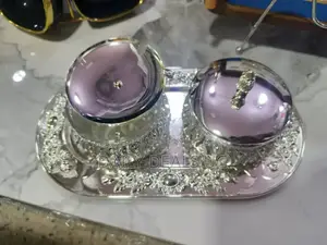 Sugar Bowl Set With Tray