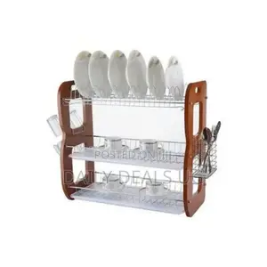 Wooden 3 Layer Dish Rack
