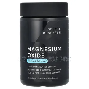 Sports Research, Magnesium Oxide, 420 Mg, 90 Softgels