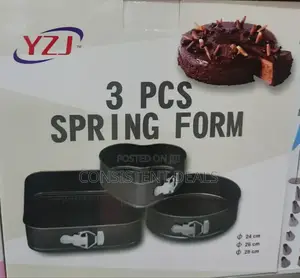 3pcs Round Shaped Cake Moulds
