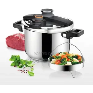 8 Litre Classic Stainless Steel Pressure Cooker