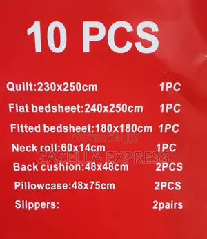 10pc Duvet Cover Set
