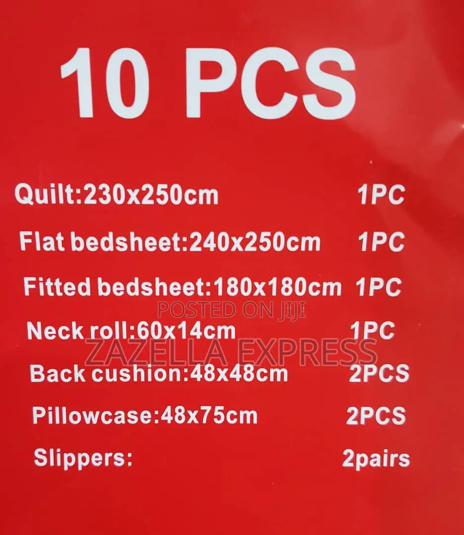 10pc Duvet Cover Set