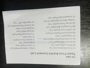 First Aid Box Red With Full Items