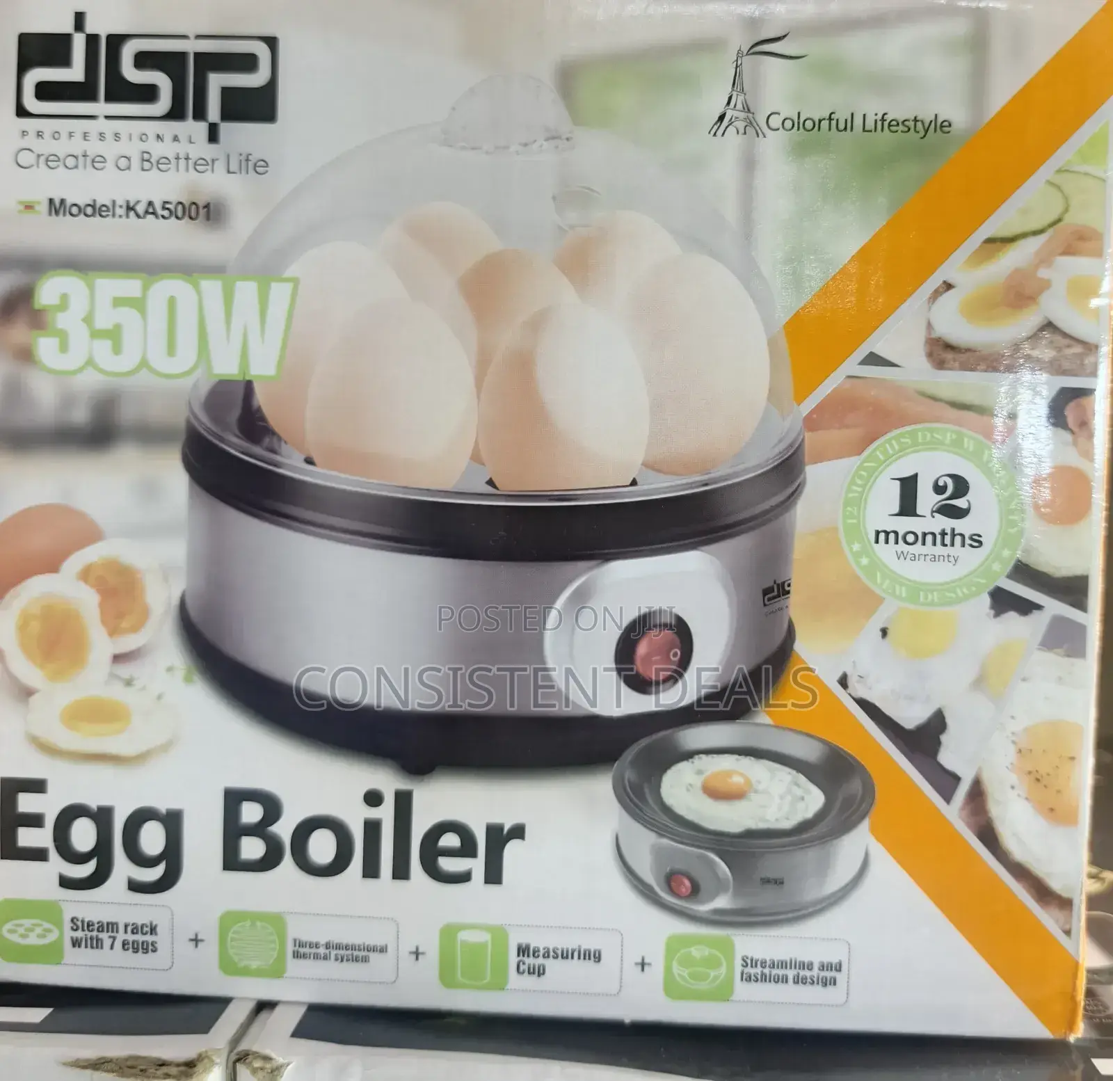 DSP 7 Eggs Boiler
