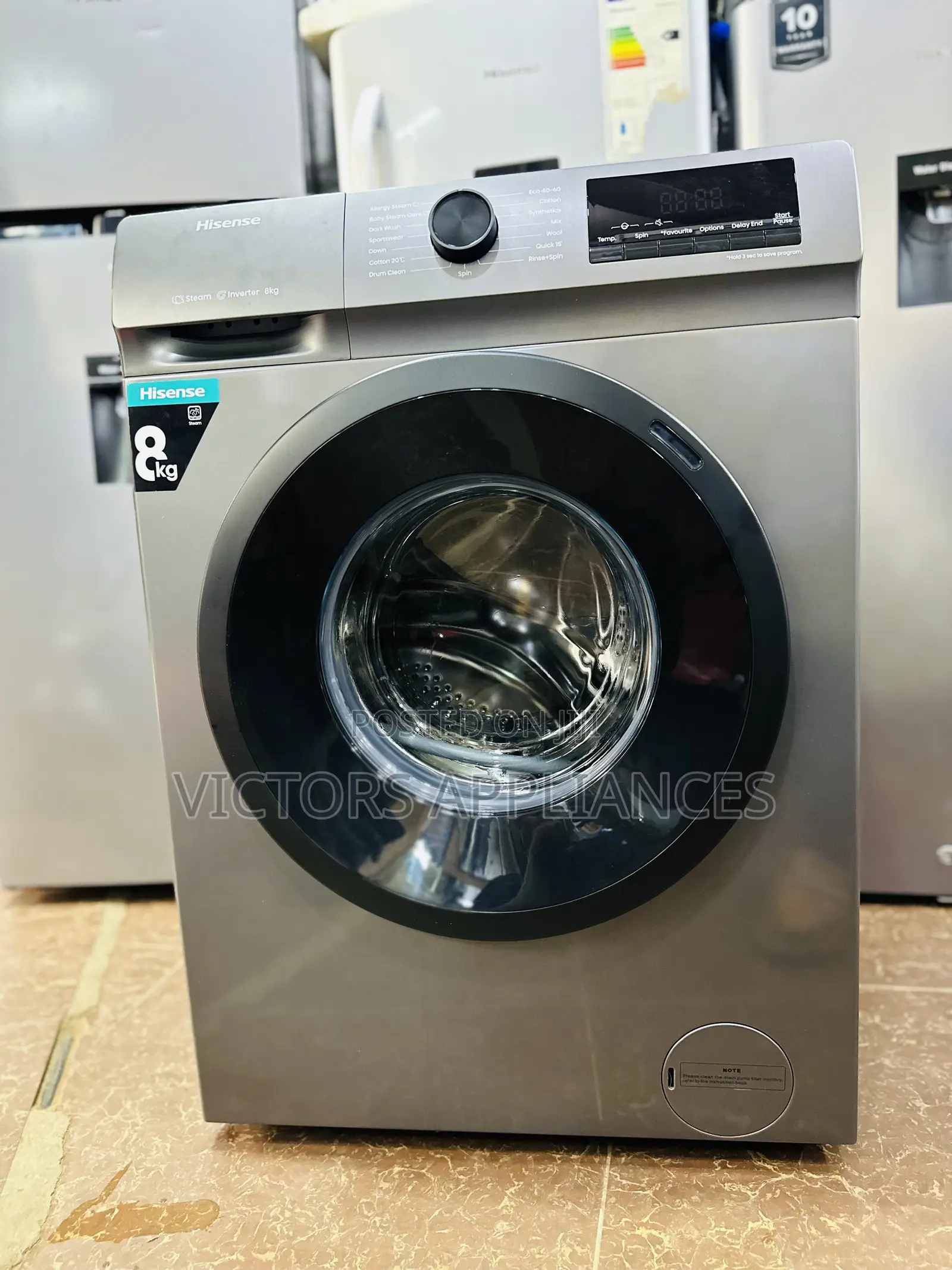 8 Kilograms Hisense Washing Machine