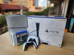 SONY PS5 SLIM EDITION With an Extra Pad and FC24 Disc