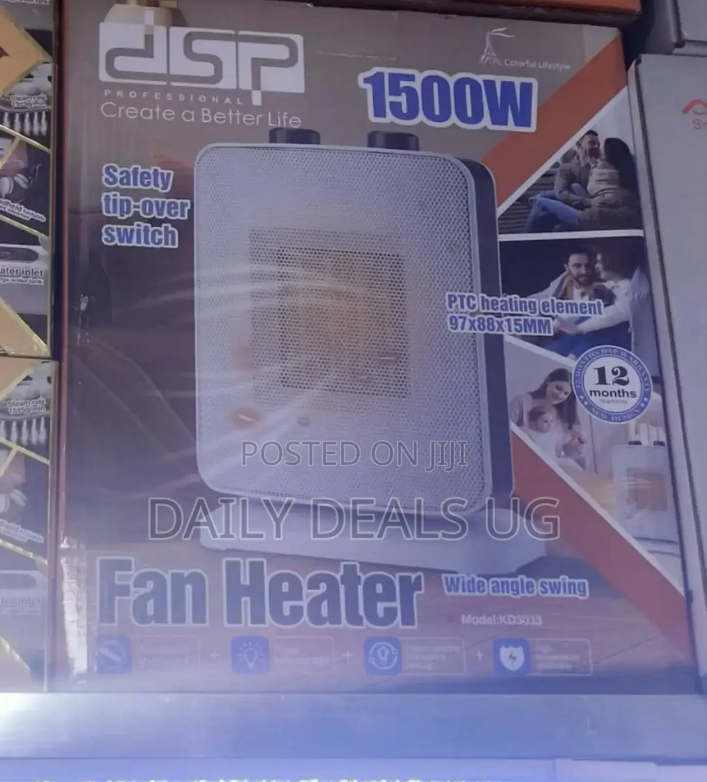 DSP Electric Fan Heater