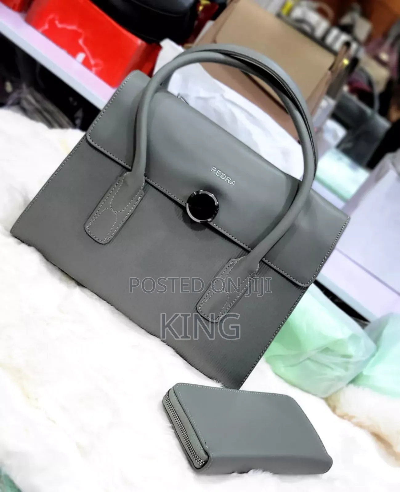 Warm Office Leather Handbag