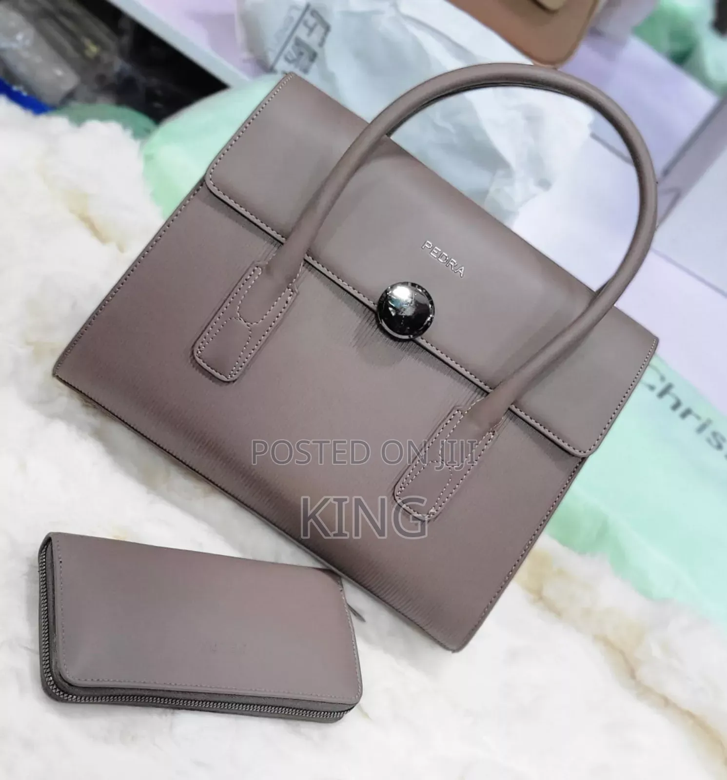 Positive Office Leather Handbag