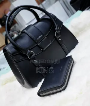 High-End Office Leather Handbag