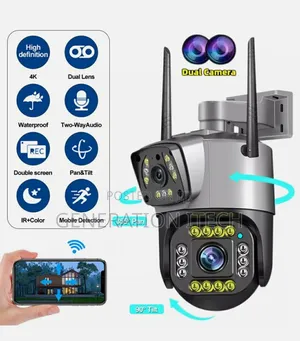 4g PTZ Smart Security Camera- Uses Simcard With Night Vision