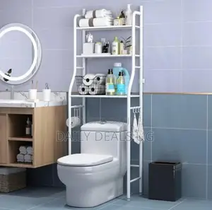 White Toilet Rack