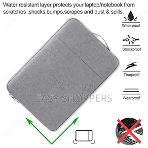 Portable Computer Case Bag With Accessory Pocket, Black