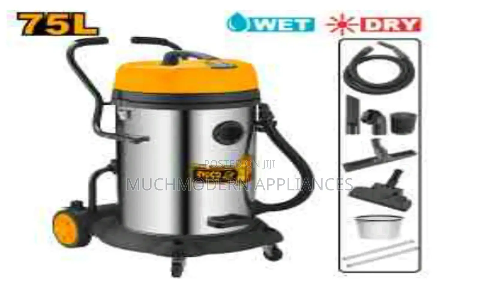 Vacuum Cleaner Industrial 75L