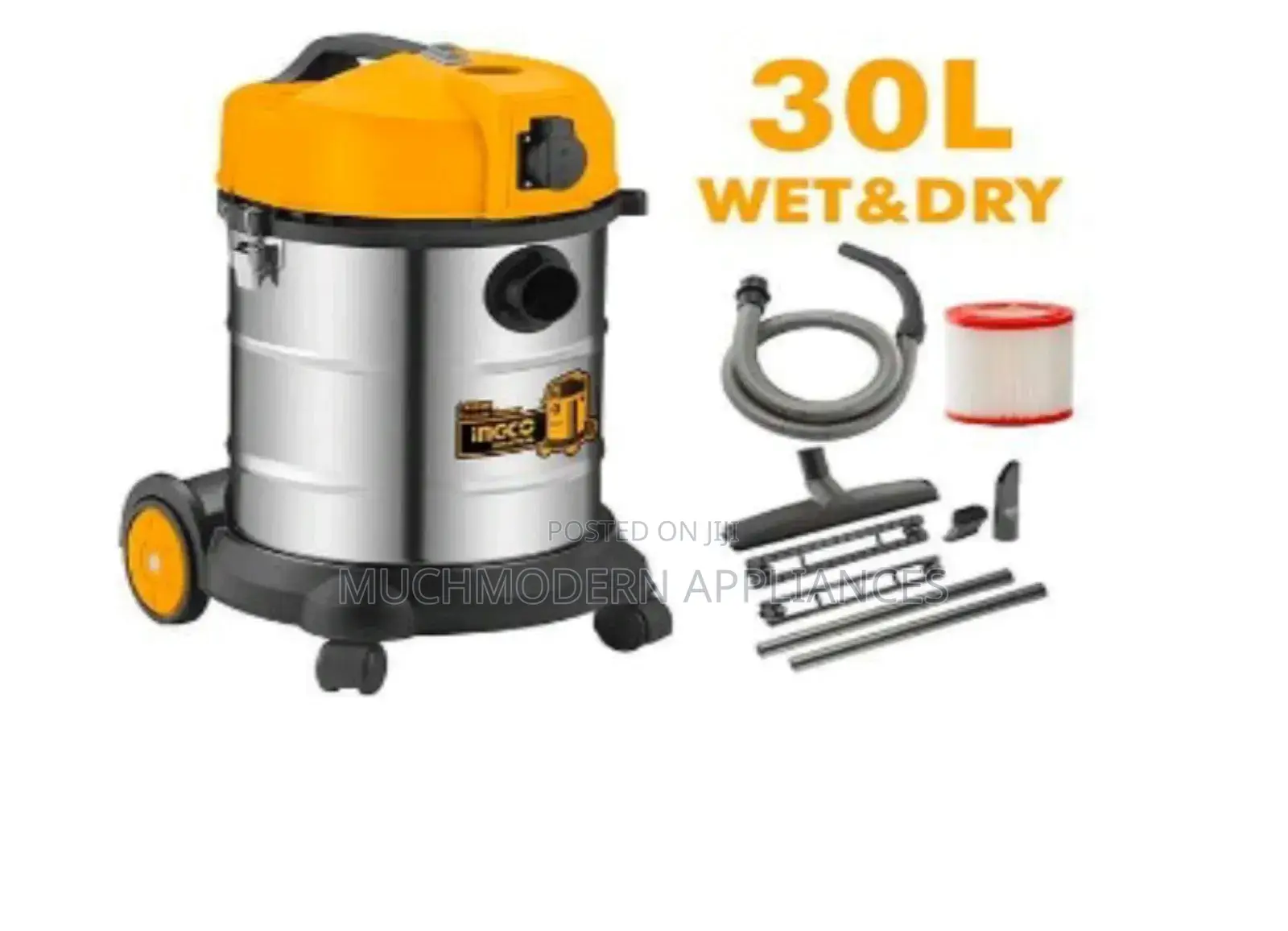 Vacuum Cleaner 30 L Wet and Dry