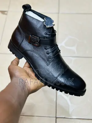Original Black Gentle Franco Banetti Premium Leather Boots