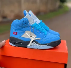 Kids Air Jordan 5 OG 90 University Blue. Kids Sneakers