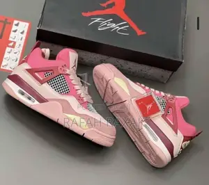 Original Pink Nike Air Jordan 4 Retro Chansey Sneakers