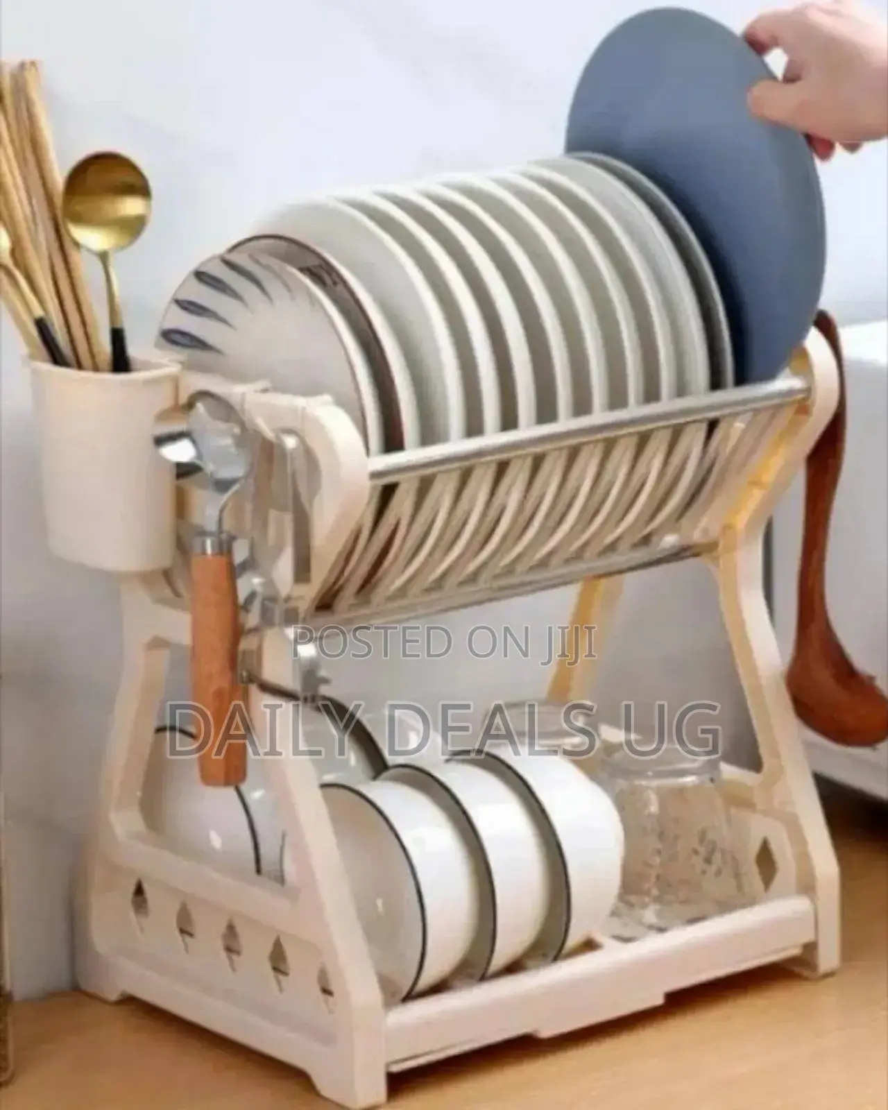 2 Layer Dish Rack Organizer