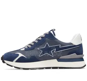 Original Navy Blue Bape a Bathing Ape Roadsta Sneakers