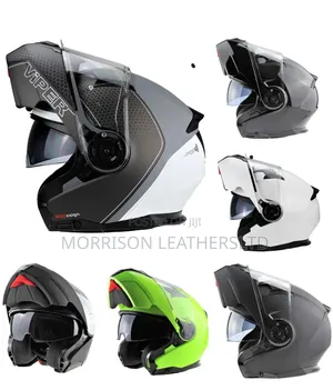 Flip Front Modular Motorbike Helmets - Double Visor