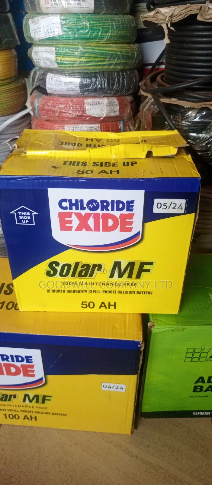 50ah Chloride Exide Solar Battery DND