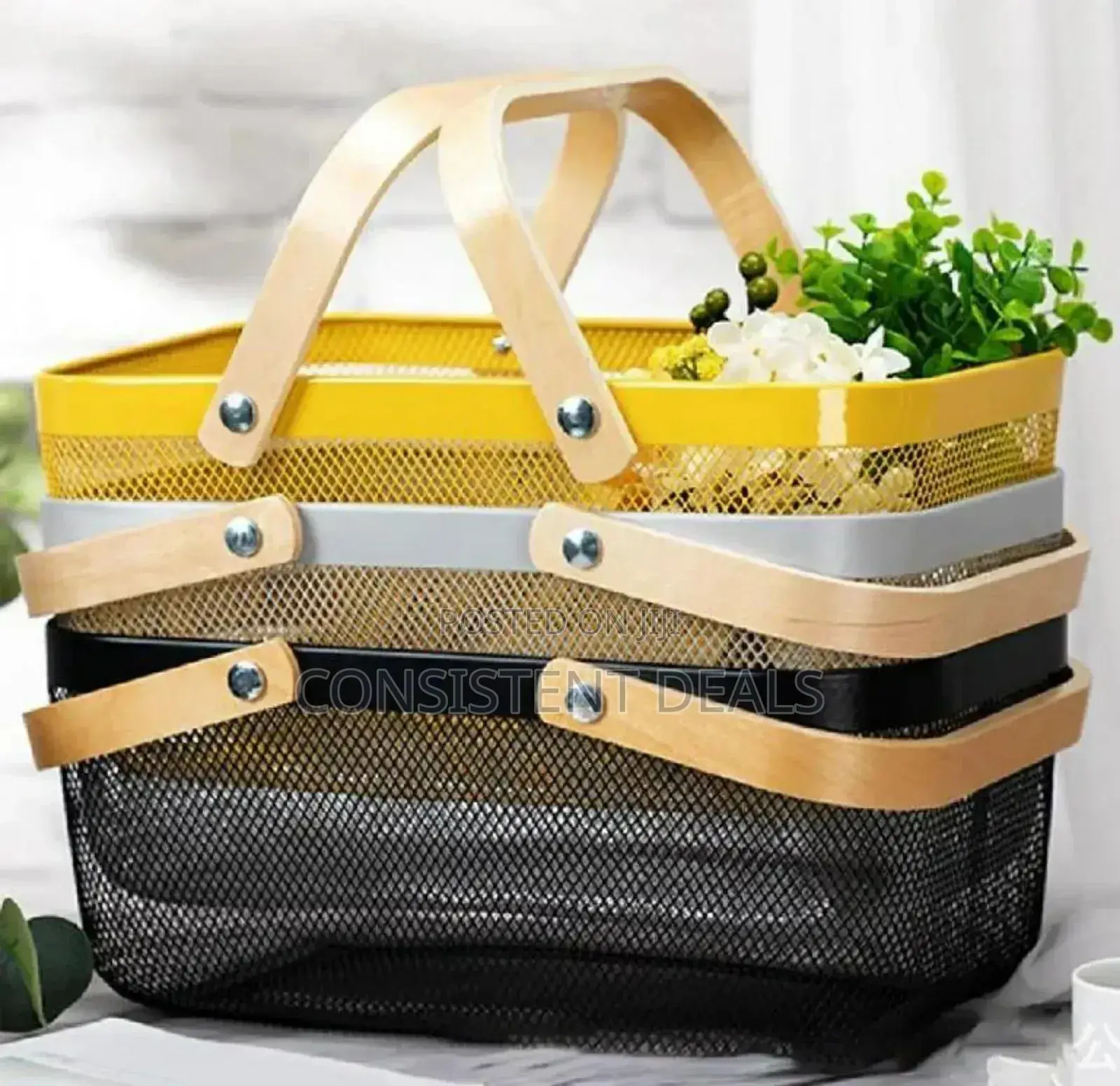 Portable Kitchen Fruit Holder Basket