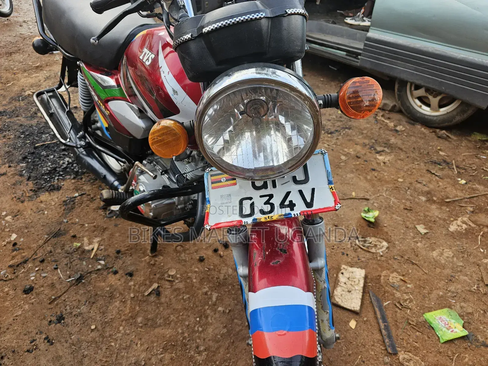 TVS HLX 125 2022 Red